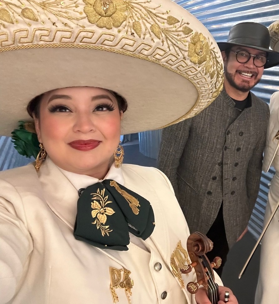 Mariachi musician in traditional sombrero
